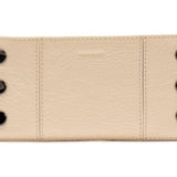 Hammitt Women's 110 North Folding Leather Wallet Alabaster Glaze/Gunmetal