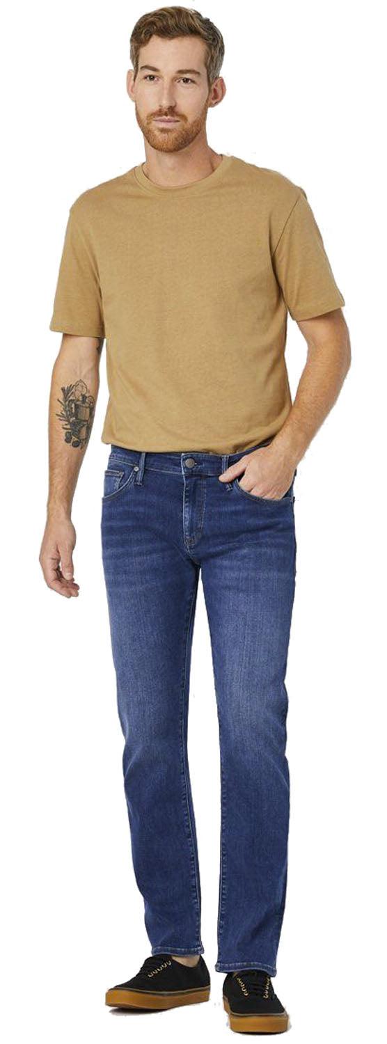 Mavi Men's Zach Size 34/32 Straight Leg Regular Fit Dark Supermove Jeans