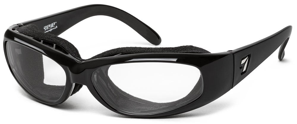 7eye by Panoptx Chubasco Glossy Black Clear Sunglasses