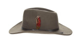 Scala Men's Dakota Crushable Wool Felt Outback Hat