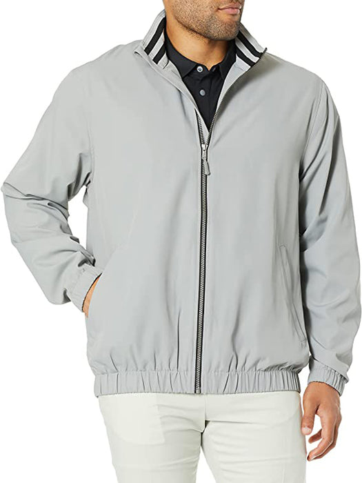 Cutter & Buck Men's Nine Iron Twill Breathable Vented Back Full Zip Water Resistant Jacket (Oxide - Small)