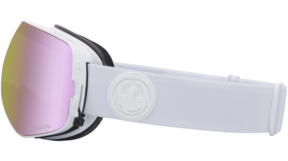 Dragon Alliance X2S Whiteout/Lumalens Pink Ion Snow Goggles