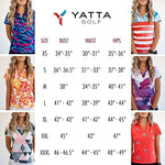 Yatta Golf Womens Standout Performance Short Sleeve Golf Polo Shirt