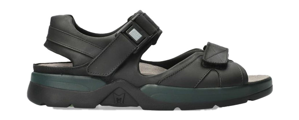 Mephisto Men's Sam Full Grain Leather Adjustable Sport Sandals