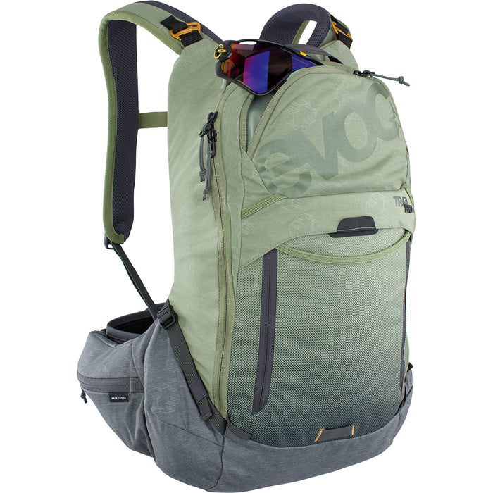 Evoc FR Trail Pro 16 Protector Light Olive/Carbon Grey 16L Backpack SM