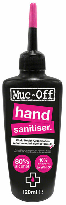 Muc-Off Hand Sanitizer 24 pack 120ml 80% Alcohol Formula