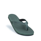 Indosole Men's ESSNTLS Vegan All-Terrain Flip Flops, [Reused Tire Sole, Natural Rubber Arch Support No-slip Footbed, Comfortable ENVRO Strap, Waterproof]
