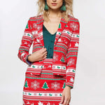 OppoSuits Ladies Size 8 Winter Woman includes Long Sleeve Jacket & Skirt