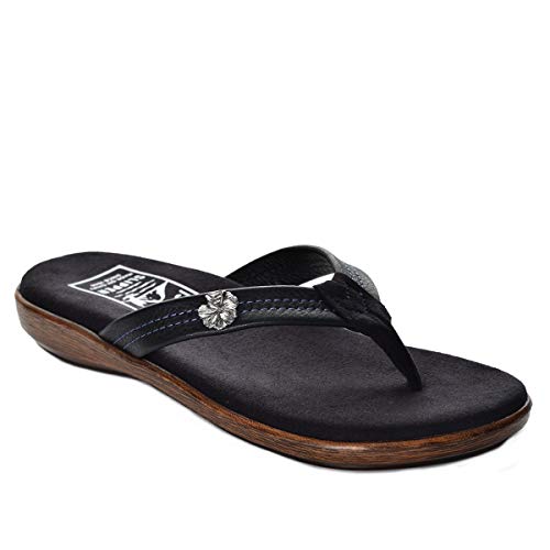 Island Slipper Women's Leather Thong Sandals