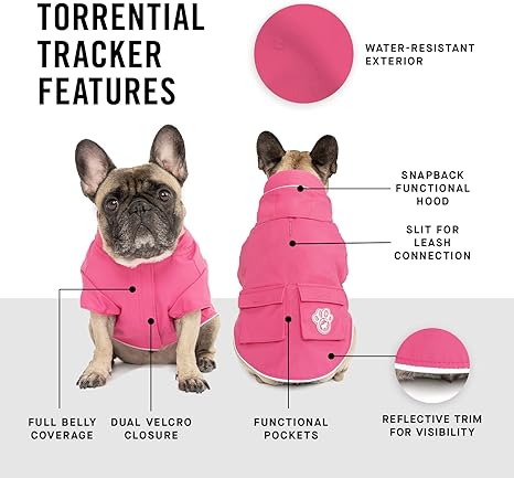 Canada Pooch Torrential Tracker Waterproof Dog Rain Coat