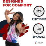 Yatta Golf Womens Standout Performance Sleeveless V-Neck Golf Polo Shirt