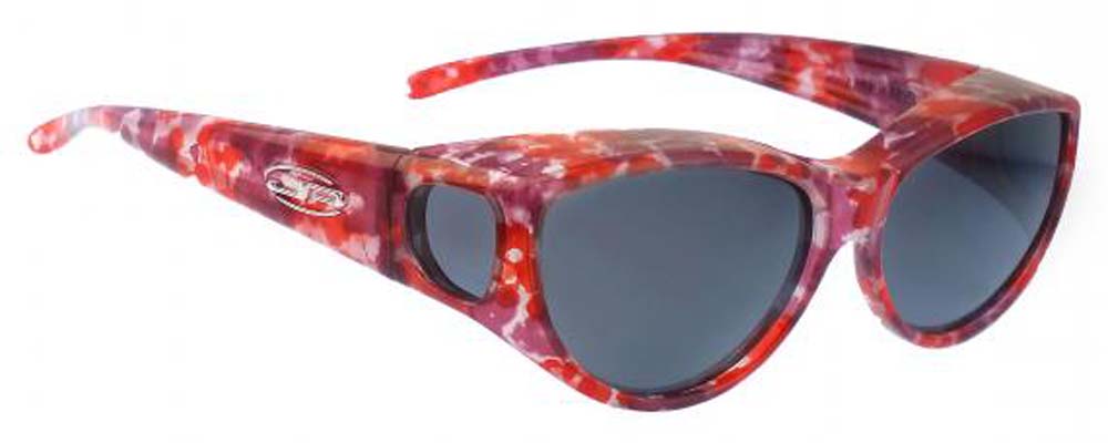 Jonathan Paul Fitovers Medium Ikara Berry Crush Polarized Gray Sunglasses
