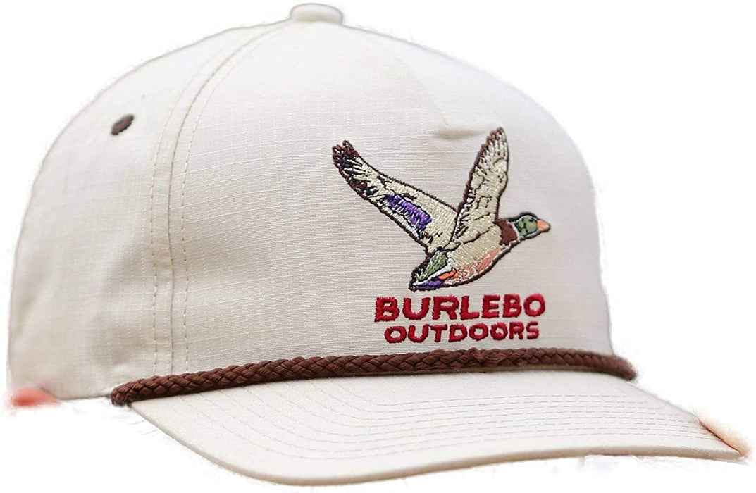 Burlebo Men's Cream Burlebo Outdoors Snapback Duck Cap