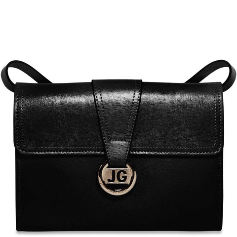 Jack Georges Chelsea Wallet With Strap Black