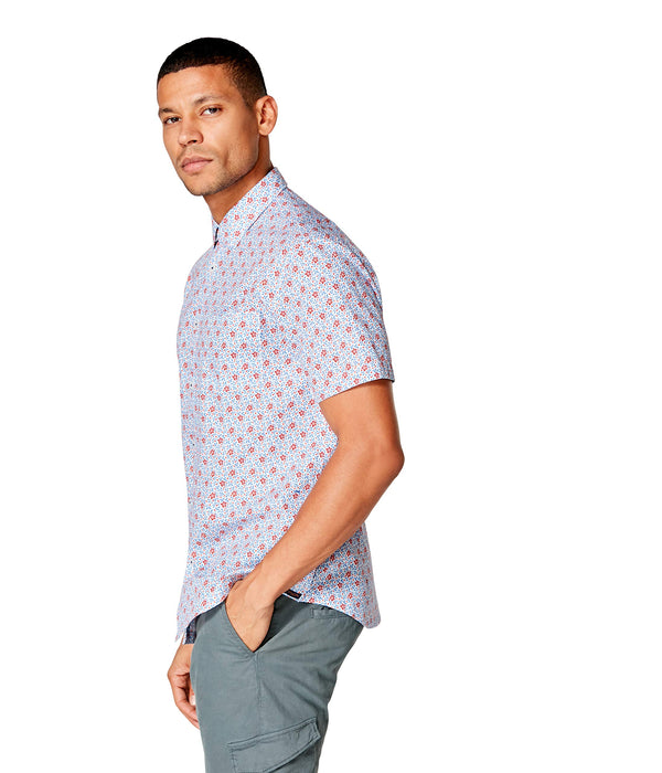 Good Man Brand Simple Dot Woven On-Point Long Sleeve Shirt