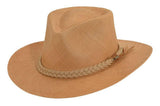 Scala Men's Taos Panama Outback Wide Brim Hat