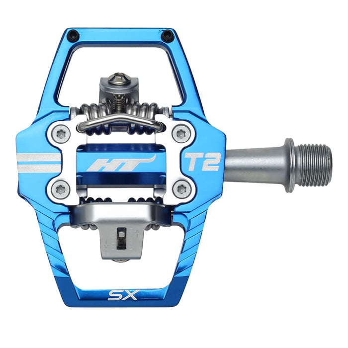 HT Components T2-SX Pedals - Dual Sided Clipless with Platform Aluminum