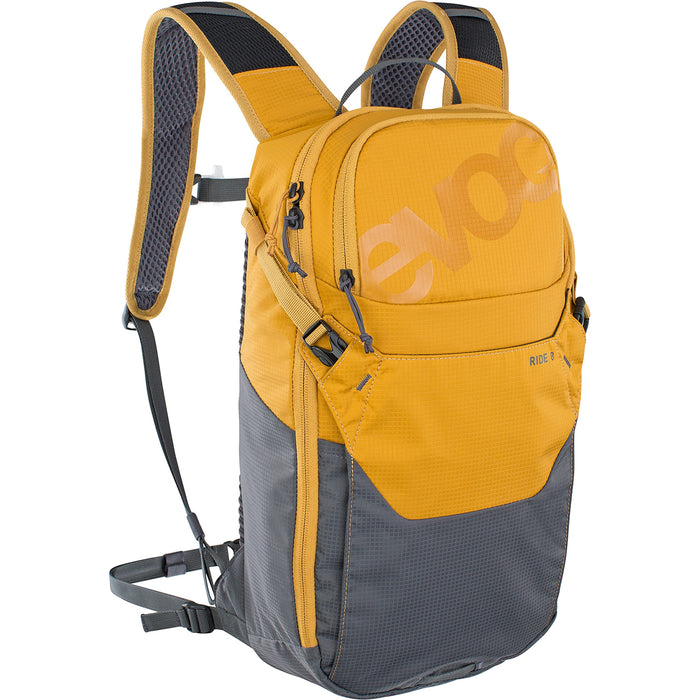 Evoc Ride 8 Hydration Bag Volume 8L Bladder: Included (2L) Carbon/Grey Backpack