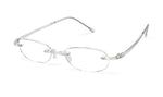 Scojo New York Gels Original Reading Glasses, Ultra-Lightweight Rimless Readers for Women and Men