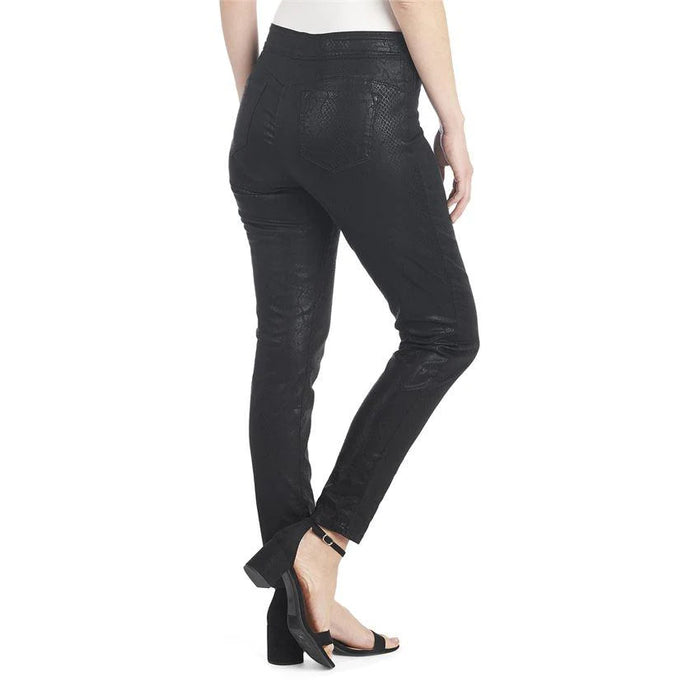 Coco + Carmen OMG Printed Skinny Large Black Snake Skinny Jeans