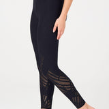 Onzie High Rise Black Selenite Medium-Large Midi Leggings