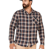 Flag & Anthem Navy Sarona Double Layer Large Flannel Shirt