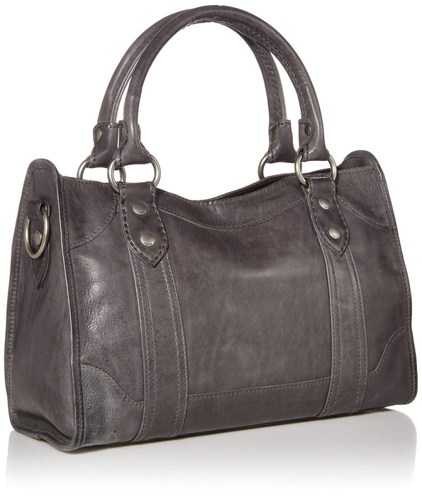 Frye Melissa Zip Satchel Leather Handbag