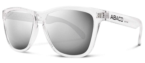 Abaco Men's Kai Crystal Clear/Chrome Flash Polarized Sunglasses