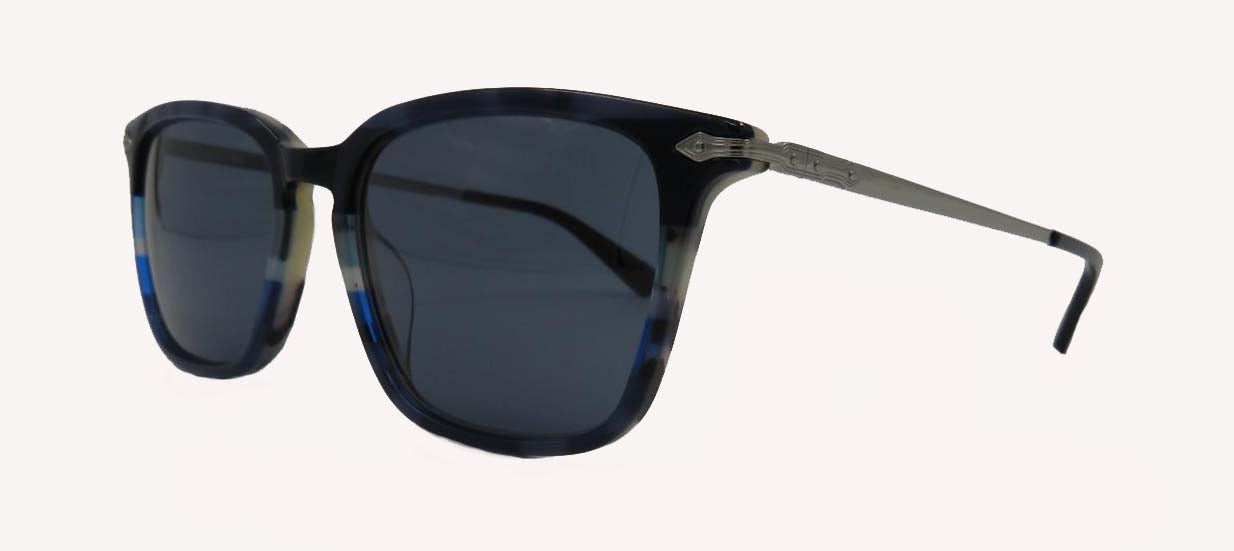Zack Posen Men's Rex Cobalt Tortoise Sunglasses