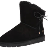 Bayton Women's Ellen Black Size 6 Faux Fur Fashion Boot - Sports by Sager