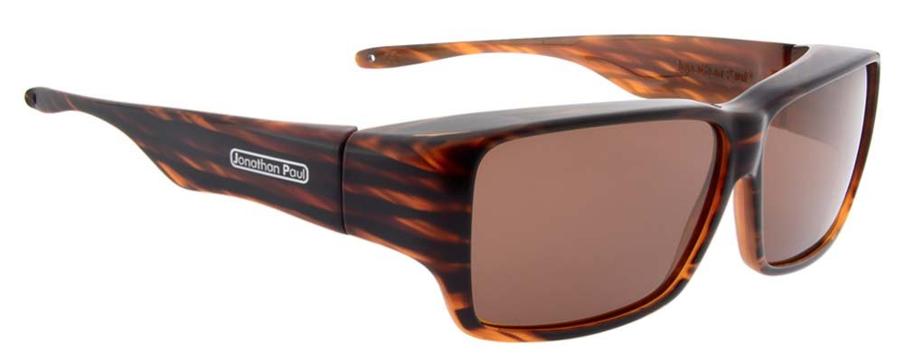 Jonathan Paul Fitovers Oogee Large Bark Polarized Amber Sunglasses