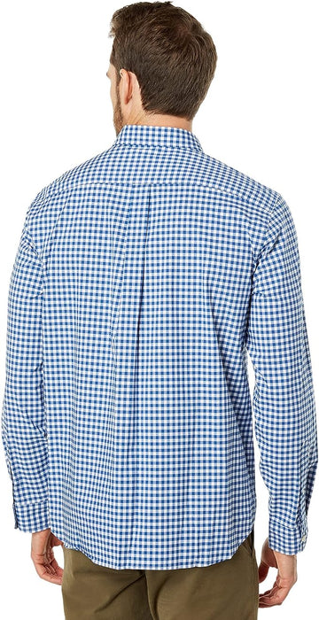 Vineyard Vines Men's Plaid On-The-Go brr Performance Button Down Long Sleeve Shirt
