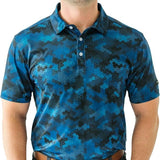 Yatta Golf Mens Standout Performance Short Sleeve Golf Polo Shirt