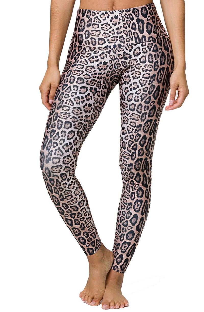 Onzie High Rise Leopard X-Small Midi Leggings