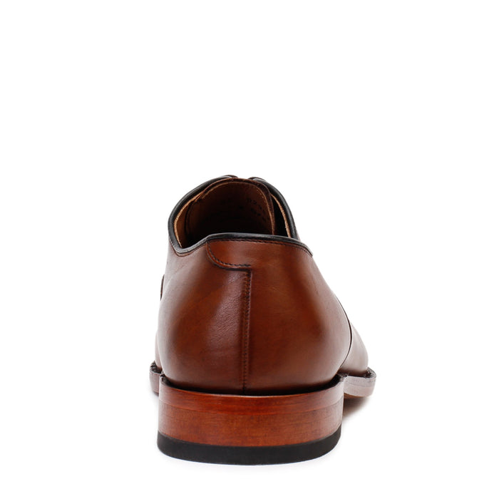 Johnston & Murphy Melton Tan Calfskin Size 11.5 Cap-Toe Dress Shoes