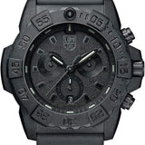 Luminox Men's Navy Seal Chronograph Black Out Analog Military Dive Watch