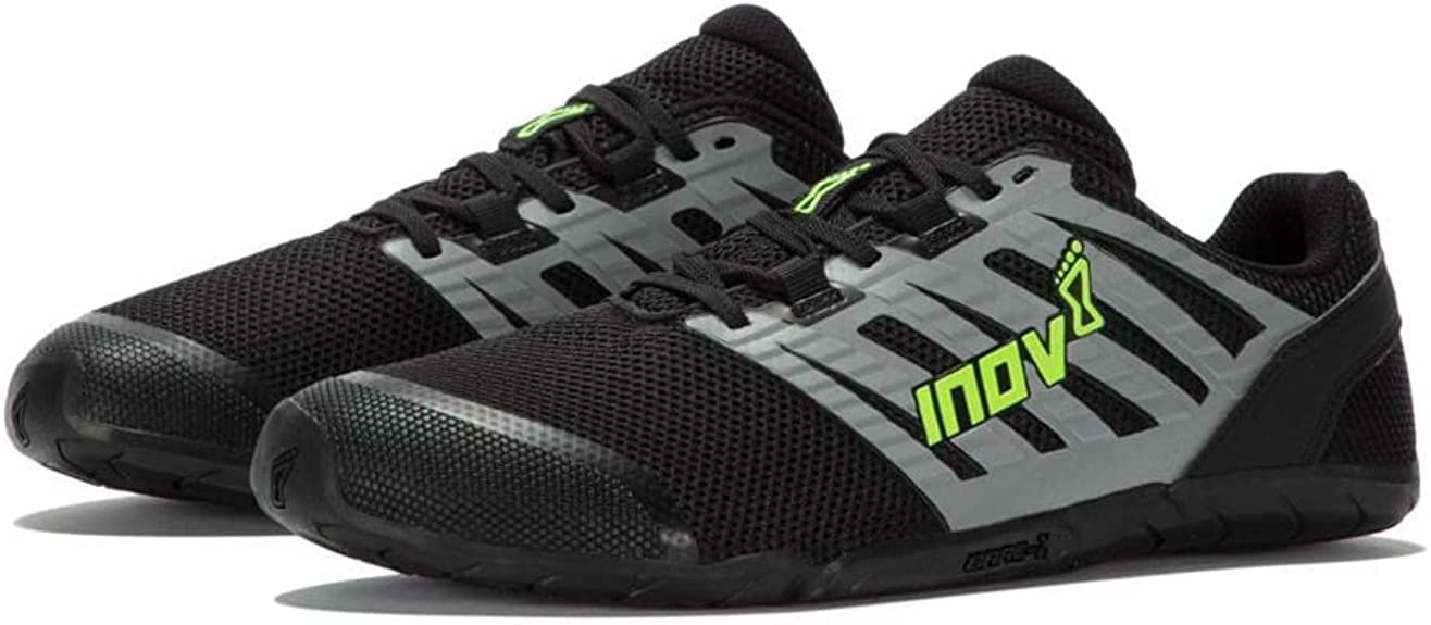 Inov-8 Bare-XF 210 V3 Black/Grey/Green Size 7.5 Men's Running Shoes
