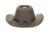 Scala Men's Dakota Crushable Wool Felt Outback Hat