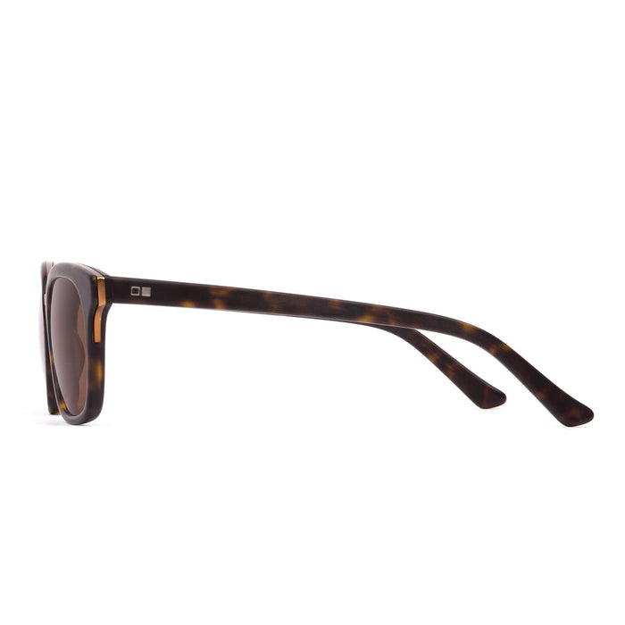 Otis Eyewear Fiction Dark Brown Tort Brown Polarized Mineral Lens Sunglasses