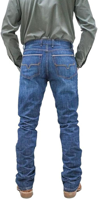 Kimes Ranch Men's Roger 34W x 34L Slim Fit Boot Cut Blue Jeans