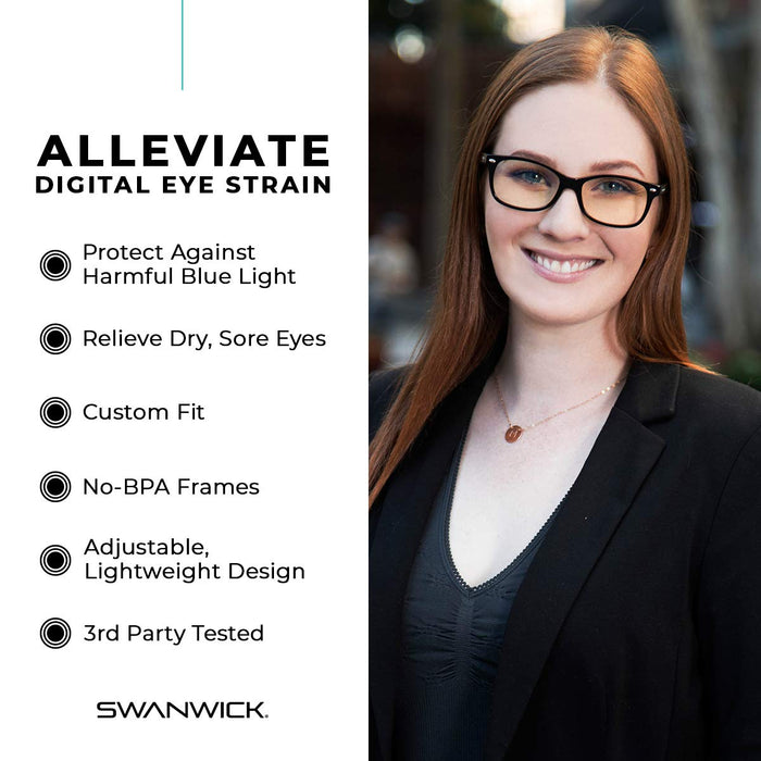 Swanwick Classic Blue Light Blocking Glasses
