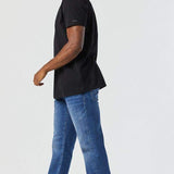 Mavi Men's Zach Mid Foggy Feather Blue Size 32/32 Straight Leg Regular Fit Jeans