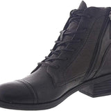 Comfortiva Women's Cardee Full-Grain Leather Slip-Resistant Boots, Side Zipper