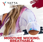 Yatta Golf Womens Standout Performance Short Sleeve Golf Polo Shirt