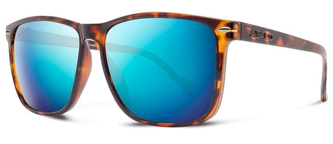 Abaco Men's Jesse Gloss Tortoise/Ocean Mirror Polarized Sunglasses