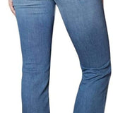 Kimes Ranch Women's Lola Soho Fade Blue 6W x 32L Mid-Rise Wide Flare Jeans