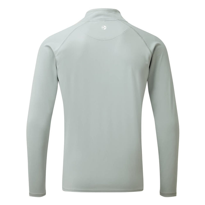 Gill Men's UV Tec Large Grey Quarter Zip Long Sleeve Shirt