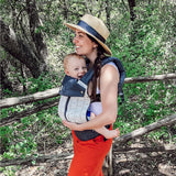LLLbaby Complete All Seasons Ergonomic 6-in-1 Baby Carrier Newborn to Toddler - with Lumbar Support - for Children 7-45 Pounds - 360 Degree Baby Wearing - Inward & Outward Facing - Etch