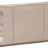 Hammitt 110 North Folding Leather Wallet Paved Grey One Size With Zipper