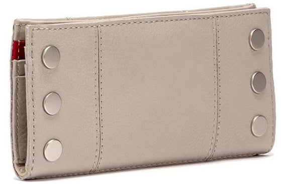 Hammitt 110 North Folding Leather Wallet Paved Grey One Size With Zipper